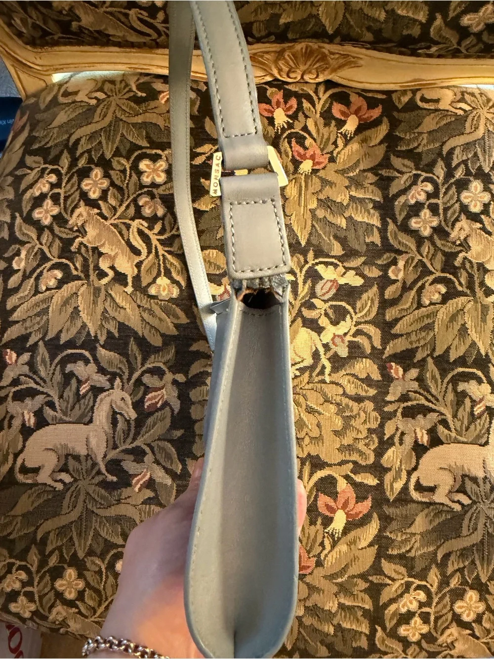 Baby Blue Monsac Small Shoulder Bag